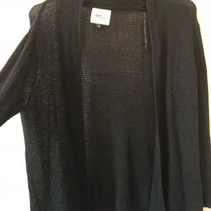 Black cardigan